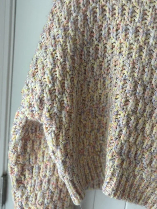 Universal Thread Pastel Multicolor Speckled Crewneck Sweater XXL NWT - Picture 3 of 5